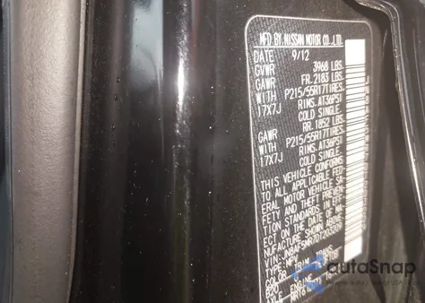 2013 Nissan Juke Sv из США, поврежденный, VIN JN8AF5MR7DT203209